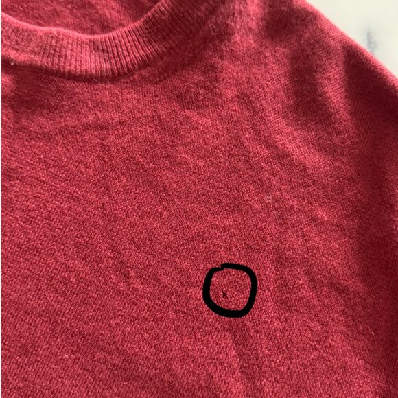 Loro Piana Men's Superlight Long Sleeve Crewneck 100% Cashmere Tibetan Red IT 48 - Picture 5 of 16